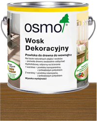 OSMO Wosk Dekoracyjny Transparentny BEZBARWNY DĄB ANTYCZNY 3168 0,125L