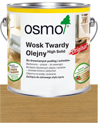 OSMO 3062 wosk twardy olejny ORGINAL Podłogi Meble Zabawki 0,375L MATOWY