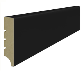 LAGRUS Listwa przypodłogowa WILGOCIOODPORNA CLASSIC R1 Plus CZARNA 2,44m