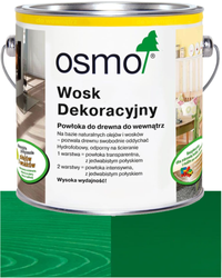 OSMO Wosk Dekoracyjny Intensywny MIĘTOWY ZIELONY RAL 6029 3131 0,375L