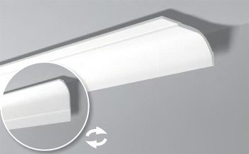 PROFIL PRZYSUFITOWY BIAŁY WALLSTYL WT22 100 x225mm