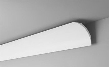 LISTWY PRZYSUFITOWE Białe NOMASTYL NE4 PURE