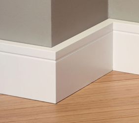 LAGRUS Listwa przypodłogowa WILGOCIOODPORNA NOVA Plus BIAŁA 2,44m