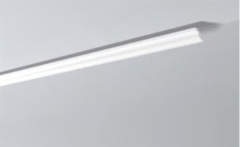 LISTWY PRZYSUFITOWE Białe NOMASTYL H 40x50mm