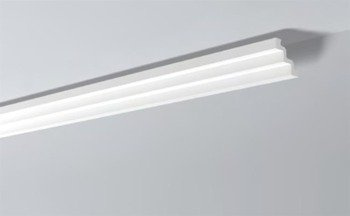 LISTWY PRZYSUFITOWE Białe NOMASTYL ST3 75x75mm