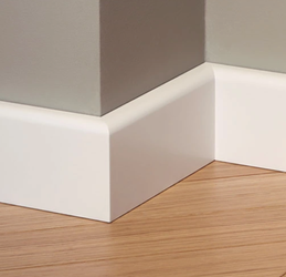 LAGRUS Listwa przypodłogowa WILGOCIOODPORNA CLASSIC 19 R10 Plus BIAŁA 2,44m