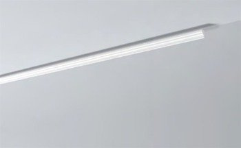 LISTWY PRZYSUFITOWE Białe NOMASTYL E 80x65mm