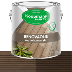 Koopmans RENOVAOLIE olej do tarasu z kompozytów kompozytu BEZBARWNY UV 2,5L