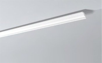 LISTWY PRZYSUFITOWE Białe NOMASTYL J 45x50mm