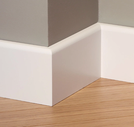 LAGRUS Listwa przypodłogowa WILGOCIOODPORNA STANDARD 100 R10 BIAŁA 2,44m