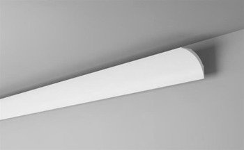 LISTWY PRZYSUFITOWE Białe NOMASTYL NE2 PURE