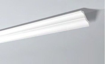 LISTWY PRZYSUFITOWE Białe NOMASTYL AT 100x95mm