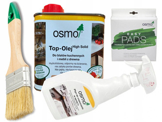 OSMO TOP olej płyn BLATÓW 3068 + ściereczka + płyn