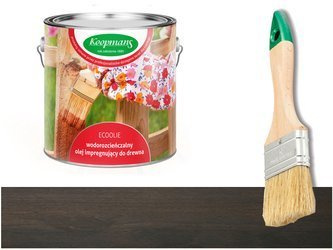 Koopmans ECOOLIE Olej do TARASÓW heban 2,5L 35m2