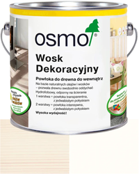 OSMO Wosk Dekoracyjny Intensywny  ŚNIEG 3188 0,75L