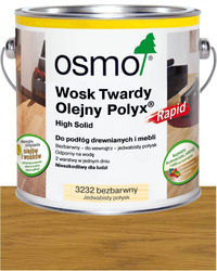 OSMO Wosk Twardy Olejny RAPID 3232 BEZBARWNY JEDWABISTY POŁYSK 10L