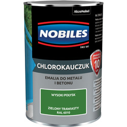 NOBILES Farba CHLOROKAUCZUKOWA CHLOROKAUCZUK 0,9L ZIELONY TRAWIASTY RAL6010