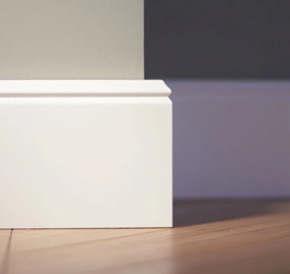 LAGRUS Listwa przypodłogowa WILGOCIOODPORNA PROWANSJA Plus BIAŁA 2,44m