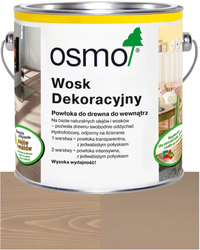 OSMO Wosk Dekoracyjny Intensywny IRCHOWO SZARY RAL 1019 3132 0,375L