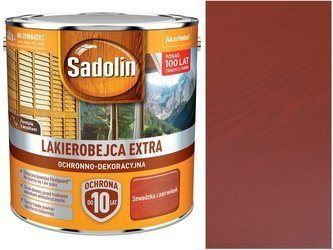 Sadolin Lakierobejca EXTRA Czerwień Szwedzka 5L