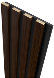 Lamele ścienne dekoracyjne FORNIR 20.5 cm x 275 cm DĄB CIEMNY na FILCU