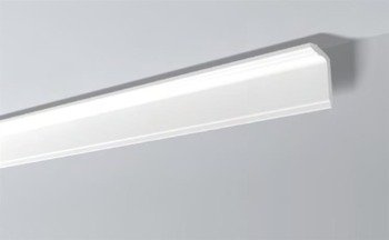 LISTWY PRZYSUFITOWE Białe NOMASTYL GT 120x50mm