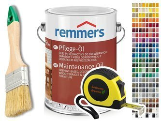 Remmers Pflege-Ol olej do drewna tarasu KOLORY 5L