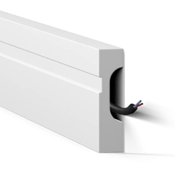 NOEL MARQUET Listwa przypodłogowa WODODPORNA WALLSTYL FD7 Biała 2m