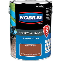 NOBILES Farba olejna ftalowa Ftalonal BRĄZ CZEKOLADOWY 5L