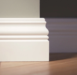 LAGRUS Listwa przypodłogowa WILGOCIOODPORNA WERSAL 100 Plus BIAŁA 2,44m