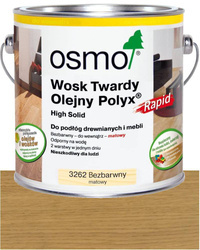 OSMO Wosk Twardy Olejny RAPID 3262 BEZBARWNY MATOWY 2,5L