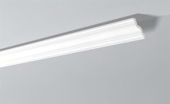 LISTWY PRZYSUFITOWE Białe NOMASTYL GR 80x85mm