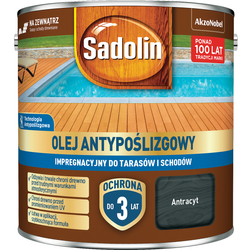 Sadolin Olej do Tarasów Tarasu Antypoślizgowy 12m2/L Antracytowy 2,5L