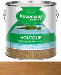 Olej impregnujący do drewna tarasu Koopmans HOUTOLIE 106 ORZECH BRAZY 0.75L