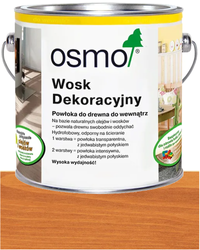 OSMO Wosk Dekoracyjny Transparentny BEZBARWNY WIŚNIA 3137 25L