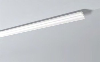 LISTWY PRZYSUFITOWE Białe NOMASTYL D 80x65mm