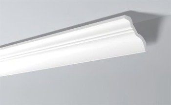 LISTWY PRZYSUFITOWE Białe NOMASTYL TI 140x140mm