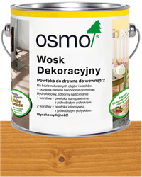 OSMO Wosk Dekoracyjny Transparentny BEZBARWNY ZŁOTY KLON 3123 0,125L