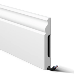 NOEL MARQUET Listwa przypodłogowa WODODPORNA WALLSTYL FB2 Biała 2m