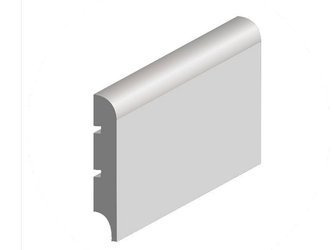 BIAŁA Listwa Przypodłogowa MDF 60x10 NA WILGOĆ +22