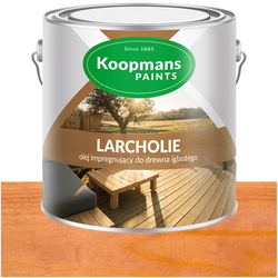 Koopmans LARCHOLIE olej do tarasu drewna iglastego ZŁOTY KASZTAN 2,5L