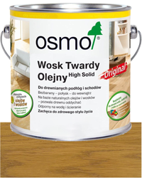 OSMO 3032 wosk twardy olejny ORGINAL Podłogi Meble Zabawki 10L JEDWABISTY