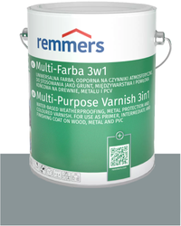 Remmers Multi-Farba 3w1 do drewna PCV metalu 7748 SREBRNY RAL 7001 2,5L