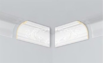 LISTWA PRZYSUFITOWA BIAŁA ARSTYL Z42 175 x 170 mm