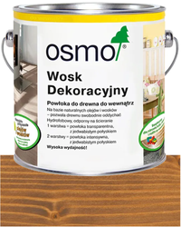 OSMO Wosk Dekoracyjny Transparentny BEZBARWNY ORZECH 3166 0,125L