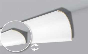 LISTWA PRZYSUFITOWA BIAŁA ARSTYL MC1 340 x 220 mm