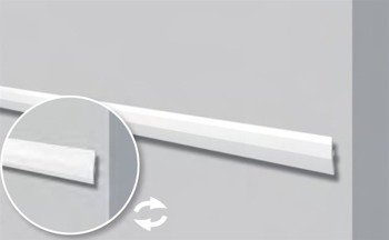 PROFIL PRZYŚCIENNY BIAŁY WALLSTYL W1 55 x 20mm