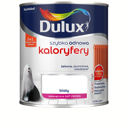 Dulux farba do kaloryferów grzejników Szybka Odnowa Kaloryfery BIAŁY 0,75L