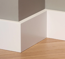 LAGRUS Listwa przypodłogowa WILGOCIOODPORNA STANDARD 100 Plus BIAŁA 2,44m