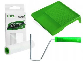 OSMO 124 wałek z MIKROFIBRY 1 szt. 10 cm + ZESTAW